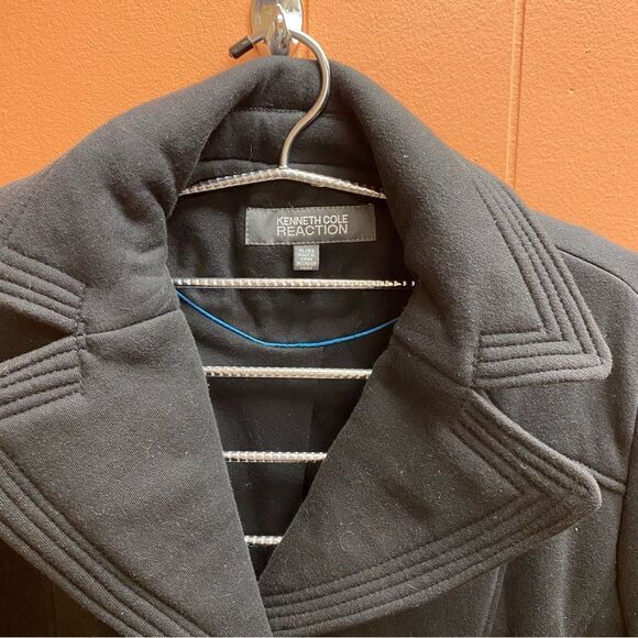 Women's Black Peacoat‎ - Picture 2 of 3